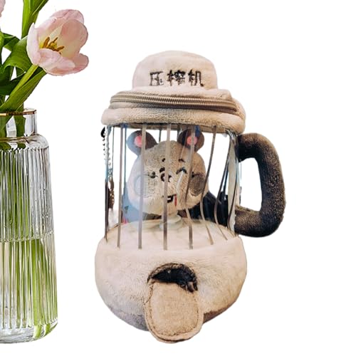 Godpqiui Mäuse Plüsch, Mäuse gefülltes Tier - Tiermixer Plüschspielzeug,Kindergartendekor, Osterkorb Stuffers, Küchenrollenspiele Requisiten mit Pull-String für Fantasieentwicklung von Godpqiui