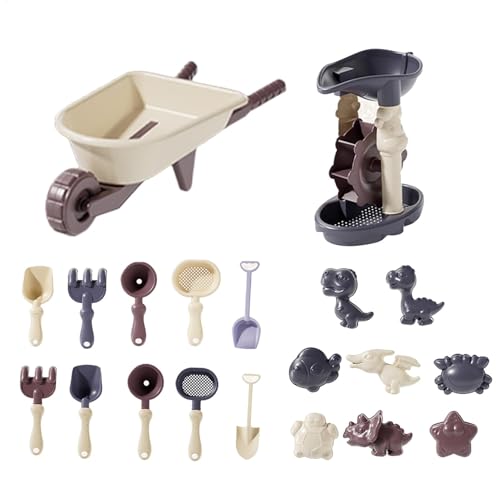 Godpqiui Mehrere Strands Sandspielzeug Set, 20 Stück Strands Sandspielzeug Set, Sea Lifes Sandmodell Strandspielzeug Mit Wasserrad Strandbuggy Sandformen, Kleiners Spaten Godpqiui Mehrere Strands Sandspielzeug Set, 20 Stück Strands Sandspielzeug Set, Sea Lifes Sandmodell Strandspielzeug Mit Wasserrad Strandbuggy Sandformen, Kleiners Spaten von Godpqiui