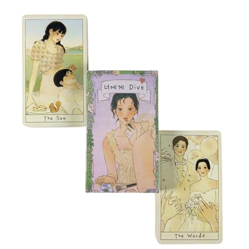 Godpqiui Tarotkarten Set | Paare Liebestarot - Tragbares Kartenspiel Für Meditation, Wahrsagen Und Spirituelle Entdeckung Für Frauen Und Männer Godpqiui Tarotkarten Set | Paare Liebestarot - Tragbares Kartenspiel Für Meditation, Wahrsagen Und Spirituelle Entdeckung Für Frauen Und Männer von Godpqiui