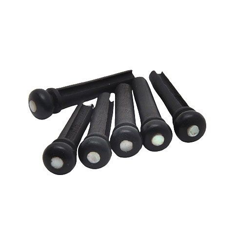 Göldo HW101 Ebony/Abalone Bridge Pins Stegstecker von Göldo