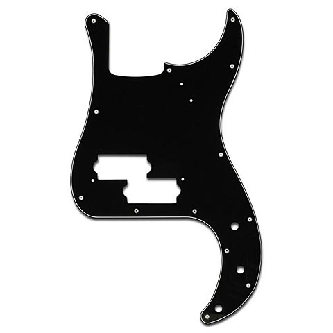 Göldo PGP3B "Vintage" P-Style Pickguard black, 3-ply Pickguard Göldo PGP3B "Vintage" P-Style Pickguard black, 3-ply Pickguard von Göldo