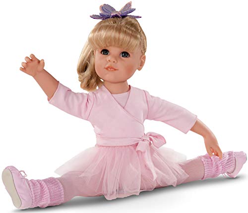 Götz 1359067 Hannah beim Ballett Puppe - 50 cm große Ballerina Stehpuppe, Blonde Lange Haare, blauen Augen - 14-teiliges Set Götz 1359067 Hannah beim Ballett Puppe - 50 cm große Ballerina Stehpuppe, Blonde Lange Haare, blauen Augen - 14-teiliges Set von Götz