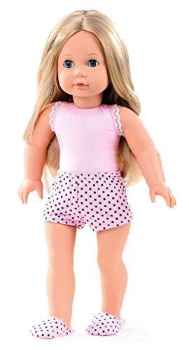 Götz 1490365 Precious Day Girls Jessica Girl to Dress Puppe - 46 cm große Stehpuppe, Blonde Lange Haare, Blaue Schlafaugen - 4-teiliges Set von Götz