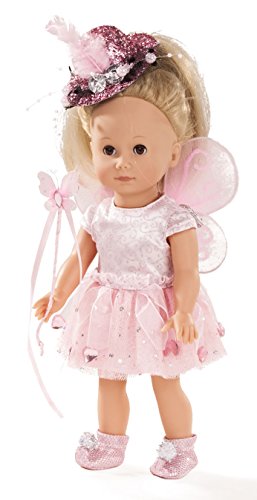Götz 1613027 Just Like me - Paula die Fee Puppe - 27 cm große Stehpuppe mit blonden Haaren und braunen Schlafaugen - für Kinder ab 3 Jahren von Götz
