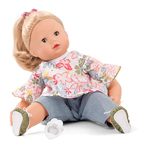Götz 2127109 Maxy Muffin Minimaxi Puppe - 42 cm große Babypuppe mit blauen Schlafaugen, blonden Haare und Weichkörper - Weichkörperpuppe in 8-teiligen Set von Götz