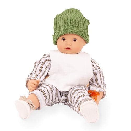 Götz 2427918 Maxy Muffin Urban Stripes Puppe - 42 cm große Babypuppe mit braunen Schlafaugen, ohne Haare und Weichkörper - Weichkörperpuppe in 7-teiligen Set Götz 2427918 Maxy Muffin Urban Stripes Puppe - 42 cm große Babypuppe mit braunen Schlafaugen, ohne Haare und Weichkörper - Weichkörperpuppe in 7-teiligen Set von Götz