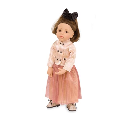 Götz 2566506 Happy Kidz Greta Jubilee Puppe - 50 cm große Multigelenk-Stehpuppe, braune Haare, braune Augen - 7-teiliges Set Götz 2566506 Happy Kidz Greta Jubilee Puppe - 50 cm große Multigelenk-Stehpuppe, braune Haare, braune Augen - 7-teiliges Set von Götz