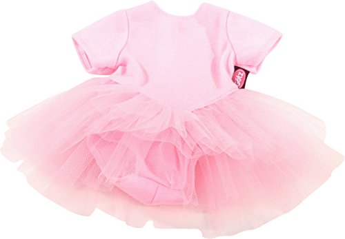 Götz 3402472 Baby Puppenbekleidung Ballettanzug Gr. M - Dress für die kleinen Ballerinas - rosanes Balletkleidchen für Babypuppen von 42 - 46 cm von Götz