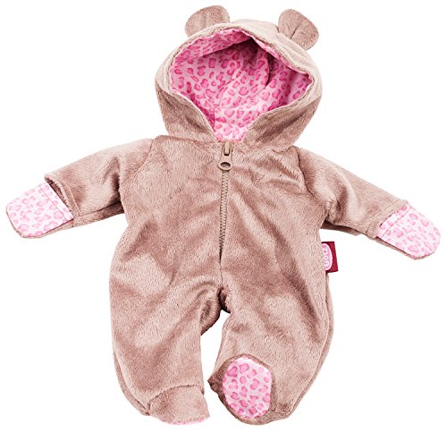 Götz 3402668 Onesie Teddy - Einteiliger Overall Puppenbekleidung Gr. S - 1-teiliges Bekleidungs- und Zubehörset für Babypuppen von 30 - 33 cm von Götz