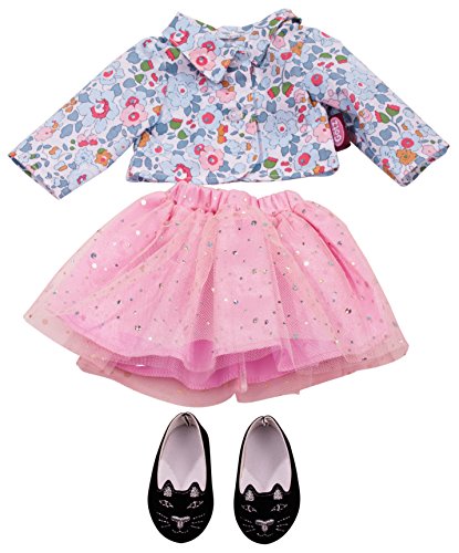 Götz 3402676 Kombi Glitzerblume - 4-teiliges Bekleidungsset Gr. XL für Stehpuppen mit Einer Größe von 45 - 50 cm Götz 3402676 Kombi Glitzerblume - 4-teiliges Bekleidungsset Gr. XL für Stehpuppen mit Einer Größe von 45 - 50 cm von Götz