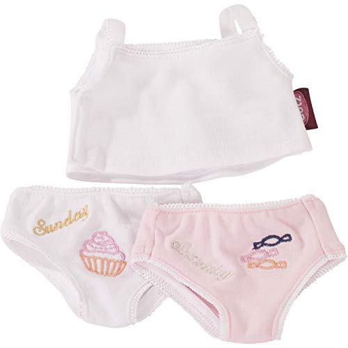 Götz 3402933 Unterwäsche Weekend - Puppenkleidung & Puppenzubehör für Babypuppen Gr. S von 30 - 33 cm und Stehpuppen Gr. XL von 45 - 50 cm Götz 3402933 Unterwäsche Weekend - Puppenkleidung & Puppenzubehör für Babypuppen Gr. S von 30 - 33 cm und Stehpuppen Gr. XL von 45 - 50 cm von Götz
