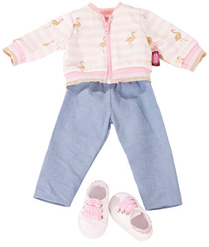 Götz 3403035 Kombination Golden Flamingo - Puppenbekleidung Gr. XL - 4-teiliges Bekleidungs- und Zubehörset für Stehpuppen 45 - 50 cm Götz 3403035 Kombination Golden Flamingo - Puppenbekleidung Gr. XL - 4-teiliges Bekleidungs- und Zubehörset für Stehpuppen 45 - 50 cm von Götz