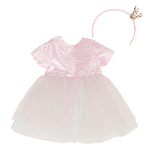 Götz 3403233 Babykombi Glitterness - Puppenbekleidung Gr. S - 2-teiliges Bekleidungs- und Zubehörset für Babypuppen von 30-33 cm von Götz