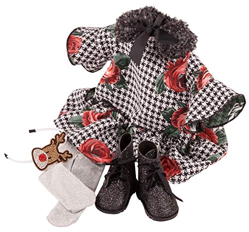 Götz 3403237 Kombination X-Mas Rose - Puppenbekleidung-Set Gr. XL - 6-teiliges Bekleidungs- und Zubehörset für Stehpuppen von 45 - 50 cm Götz 3403237 Kombination X-Mas Rose - Puppenbekleidung-Set Gr. XL - 6-teiliges Bekleidungs- und Zubehörset für Stehpuppen von 45 - 50 cm von Götz
