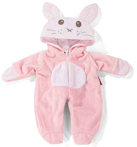 Götz 3403255 Onesie Rabbit Overall - Puppenbekleidung Gr. S - Bekleidungs- und Zubehörset für Babypuppen von 30 - 33 cm von Götz