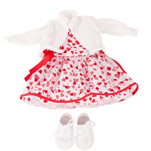 Götz 3403319 Kombination Herzlich - Puppenbekleidung Gr. XM - 4-teiliges Bekleidungs- und Zubehörset für Stehpuppen 36 cm Götz 3403319 Kombination Herzlich - Puppenbekleidung Gr. XM - 4-teiliges Bekleidungs- und Zubehörset für Stehpuppen 36 cm von Götz
