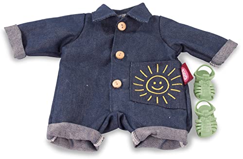 Götz 3403328 Babykombi Sunny Day - Puppenbekleidung Gr. S - 3-teiliges Bekleidungs- und Zubehörset für Babypuppen von 30-33 cm von Götz