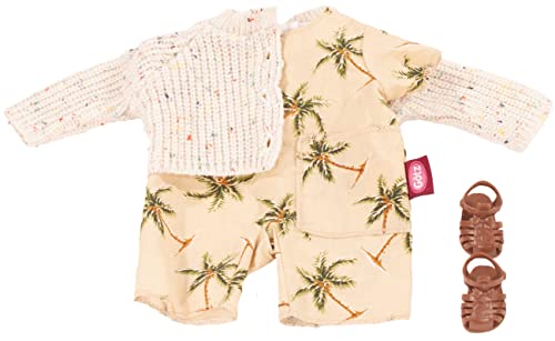 Götz 3403500 Kombination Palm Springs - Puppenbekleidung Gr. S - 4-teiliges Bekleidungs- und Zubehörset für Babypuppen von 30-33 cm Götz 3403500 Kombination Palm Springs - Puppenbekleidung Gr. S - 4-teiliges Bekleidungs- und Zubehörset für Babypuppen von 30-33 cm von Götz