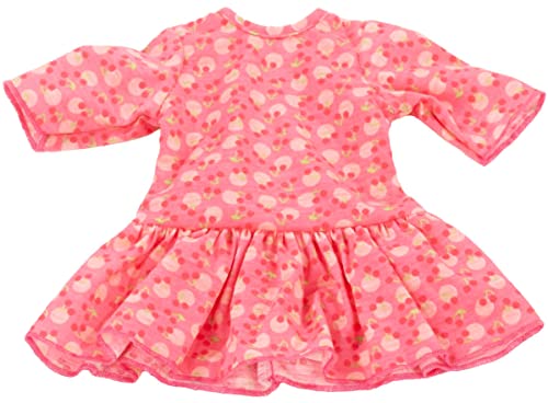 Götz 3403501 Kleid Cherries - Puppenbekleidung Gr. XL - Bekleidungs- und Zubehörset für Stehpuppen 45 - 50 cm von Götz