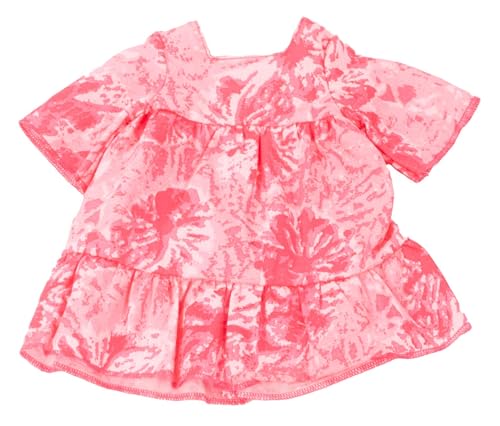 Götz 3403537 Kleid Pink - Puppenbekleidung Gr. XL - Bekleidungs- und Zubehörset für Stehpuppen 45-50 cm von Götz