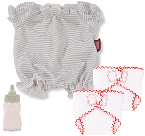 Götz 3403543 Avocado Basics Set - Puppenbekleidung Gr. S - 4-teiliges Bekleidungs- und Zubehörset für Babypuppen von 30 - 33 cm Götz 3403543 Avocado Basics Set - Puppenbekleidung Gr. S - 4-teiliges Bekleidungs- und Zubehörset für Babypuppen von 30 - 33 cm von Götz