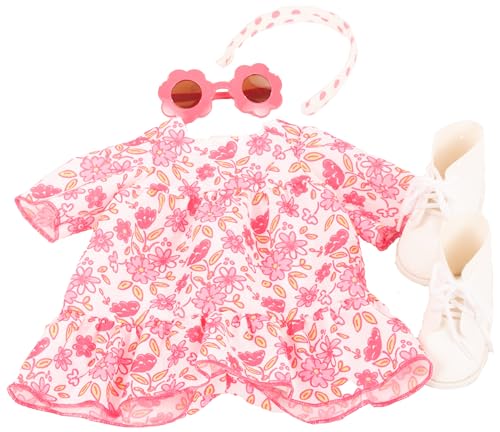 Götz 3403554 Kombination Sommerblume - Puppenbekleidung Gr. XL - 5-teiliges Bekleidungs- und Zubehörset für Stehpuppen 45 - 50 cm Götz 3403554 Kombination Sommerblume - Puppenbekleidung Gr. XL - 5-teiliges Bekleidungs- und Zubehörset für Stehpuppen 45 - 50 cm von Götz