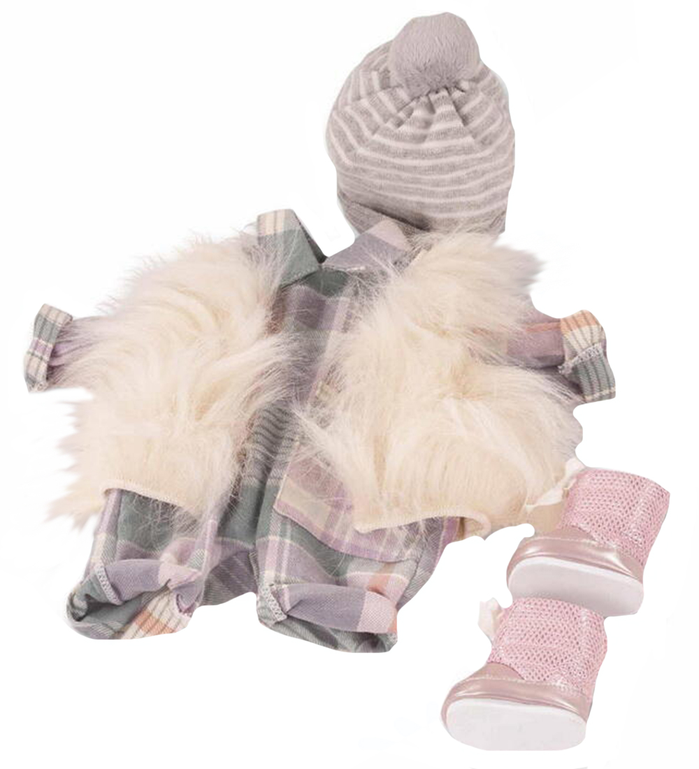 Götz Puppenkleidung - Strampler/Weste/Schuhe - 30-33 cm - Iconic - Götz - One Size - Puppenkleidung von Götz