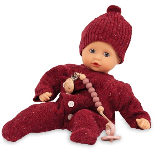 Gotz 2520567 Muffin Baby Jubilee - 33.0 cm Babypuppe ohne Haare und braune Schlafaugen von Götz