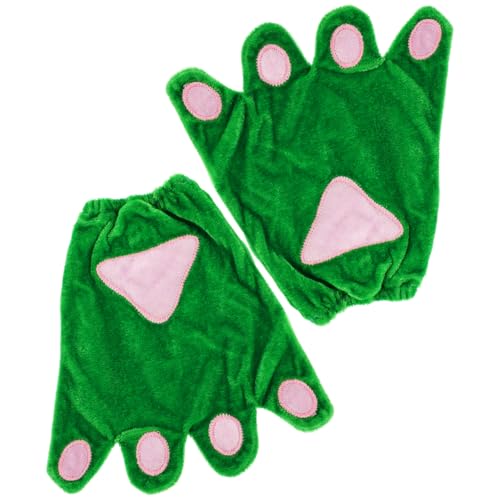 Gogogmee Frosch Kostüm Handschuhe Plüschhandschuhe Jungen Und Mädchen Tierkrallen Kostüm Für Halloween Gogogmee Frosch Kostüm Handschuhe Plüschhandschuhe Jungen Und Mädchen Tierkrallen Kostüm Für Halloween von Gogogmee
