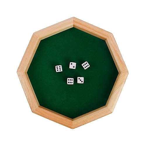 Gogogmee 1 Satz Achteckige Würfelspiel Ausrüstung Spielwürfel für Partys Ktv und Bars Wasserfest Tragbar für Brettspiele und Trinkspiele von Gogogmee