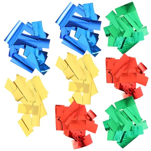 Gogogmee 1 Satz Bunte Konfetti Papierschnipsel für Hochzeiten und Feste Doppelseitiges Goldfolien Konfetti für Ballonfüllungen und Partydesigns von Gogogmee