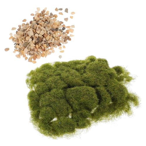 Gogogmee 1 Satz DIY Static Grass Fake Gras Kies für Miniatur für Diorama Basteln Terrarien Modellbau Winterliche Deko Sanftem Grün Gogogmee 1 Satz DIY Static Grass Fake Gras Kies für Miniatur für Diorama Basteln Terrarien Modellbau Winterliche Deko Sanftem Grün von Gogogmee
