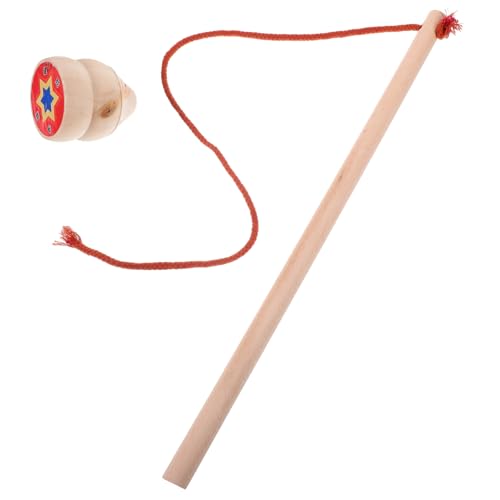 Gogogmee Gyroskop-Spielzeug Für Jungen Und Mädchen Holz-gyroskop Interessantes Lustiges Spielzeug-Set Zufällige Farbe von Gogogmee