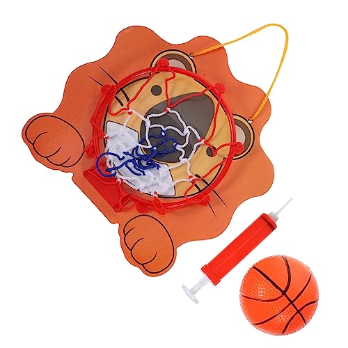 Gogogmee 1 Satz Höhenverstellbares Indoor Basketball Set mit Mini Basketball für Tragbarer Basketballkorb für Schlafzimmer Büro und Zuhause Pumpe und Montagematerial von Gogogmee