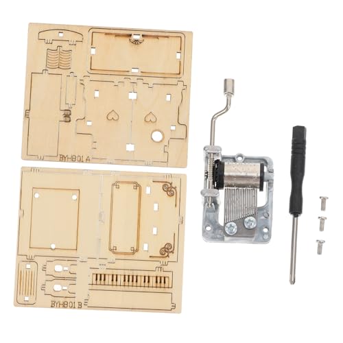 Gogogmee 1 Satz Holzpuzzle Musikspieluhr DIY Klavier Modell Kreatives Bastelspielzeug für Batterien Leicht zu Handhaben für Geburtstage und Feiertage Gogogmee 1 Satz Holzpuzzle Musikspieluhr DIY Klavier Modell Kreatives Bastelspielzeug für Batterien Leicht zu Handhaben für Geburtstage und Feiertage von Gogogmee