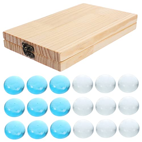 Gogogmee 1 Satz Mancala Spielset aus Faltbares Denkspiel für Fördert Geduld Gedächtnis und Interaktion für Familie und Reisen mit Abschließbarem Design von Gogogmee