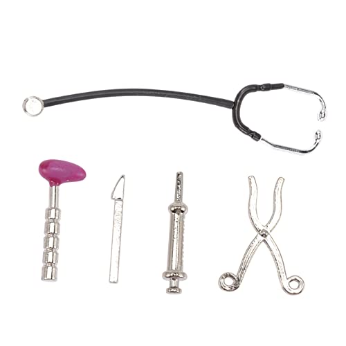 Gogogmee 1 Satz Mini-arztanzug Zubehör Für Stethoskope Spielzeug-Arzt-Sets Für Kinder Miniatur Mini-krankenhausspielzeug Stetheskop Legierung Pflege Baby Krankenschwester Gogogmee 1 Satz Mini-arztanzug Zubehör Für Stethoskope Spielzeug-Arzt-Sets Für Kinder Miniatur Mini-krankenhausspielzeug Stetheskop Legierung Pflege Baby Krankenschwester von Gogogmee