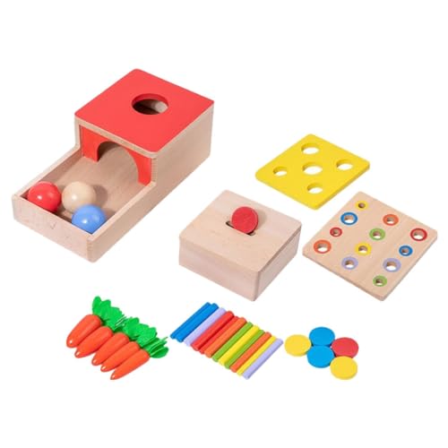 Gogogmee 1 Satz Montessori Holzspielzeug für Kleinkinder Motorikspielzeug Feinmotorik Hand Augen Koordination Farberkennung für Frühkindliche Bildung Gogogmee 1 Satz Montessori Holzspielzeug für Kleinkinder Motorikspielzeug Feinmotorik Hand Augen Koordination Farberkennung für Frühkindliche Bildung von Gogogmee