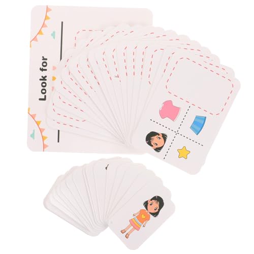 Gogogmee 1 Satz Montessori Lernkarten für Interaktives Spiel Logischem und Beobachtungsfähigkeiten Lernspielzeug für Vorschulkinder und Eltern Junge Mädchen Interaktionen Gogogmee 1 Satz Montessori Lernkarten für Interaktives Spiel Logischem und Beobachtungsfähigkeiten Lernspielzeug für Vorschulkinder und Eltern Junge Mädchen Interaktionen von Gogogmee
