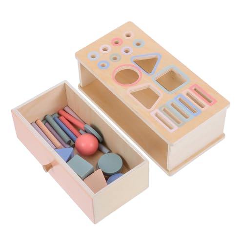 Gogogmee 1 Satz Montessori Sortierbox aus Holz Farben und Formen Matching für Kleinkinder Jahre Motorischen Fähigkeiten und Kognitiven Entwicklung Gogogmee 1 Satz Montessori Sortierbox aus Holz Farben und Formen Matching für Kleinkinder Jahre Motorischen Fähigkeiten und Kognitiven Entwicklung von Gogogmee