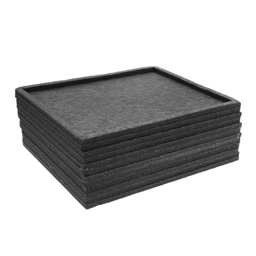 Gogogmee 1 Satz Puzzle Sortiertablett Teiliges Stapelbares und Wiederverwendbares Filz Puzzle Brett für Aufbewahrung und Organisation von Puzzlestücken für Klassenzimmer und Kindergärten von Gogogmee