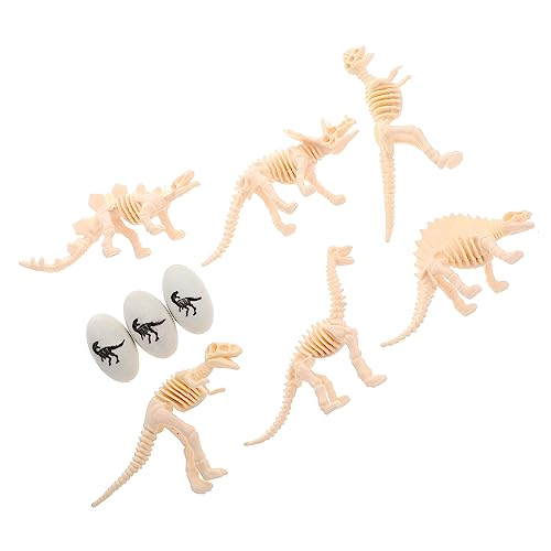 Gogogmee 1 Satz Realistische Dinosaurier Skelettmodelle mit Dinosaurier Ei Kuchendekoration für Kindergeburtstage und Lernspielzeug Teile Skelett Eier Gogogmee 1 Satz Realistische Dinosaurier Skelettmodelle mit Dinosaurier Ei Kuchendekoration für Kindergeburtstage und Lernspielzeug Teile Skelett Eier von Gogogmee