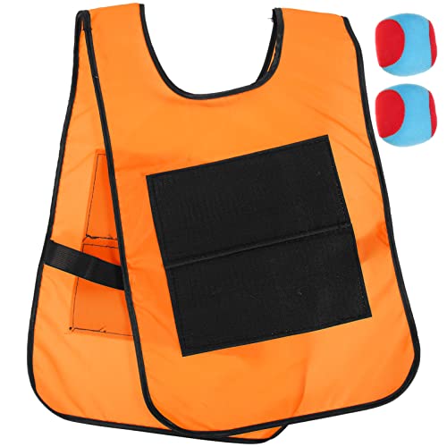 Gogogmee Klebrige Bälle für Kinder Interaktives Outdoor Spielzeug mit Weste für Wurfspiele für Partys und Aktivitäten im Freien von Gogogmee