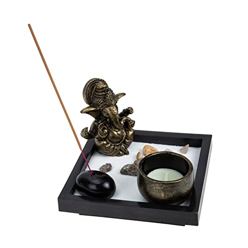 Gogogmee 1 Satz Zen Garten Kreatives Sandtablett mit Miniatur Dekorationen Für Schreibtisch und Wohnzimmer Elegantes Zen Landschaftsornament zur Individuellen Gestaltung Gogogmee 1 Satz Zen Garten Kreatives Sandtablett mit Miniatur Dekorationen Für Schreibtisch und Wohnzimmer Elegantes Zen Landschaftsornament zur Individuellen Gestaltung von Gogogmee