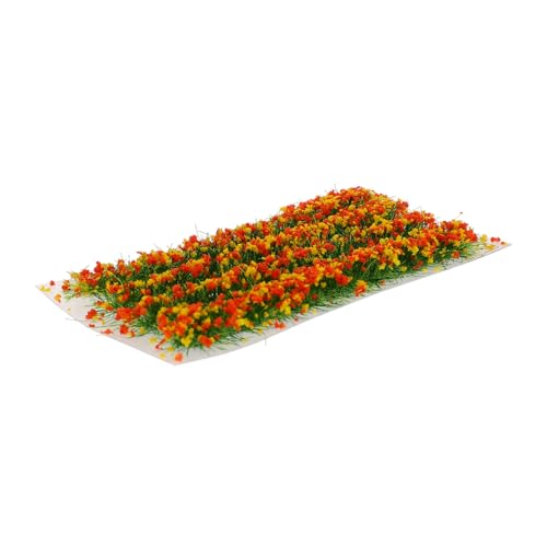 Gogogmee 1 Schachtel Miniatur Blumencluster Sandtisch Dekoration Resin Material Robust für Mikro Landschaft Modellbahn Garten DIY Zubehör von Gogogmee