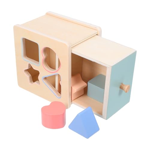 Gogogmee 1 Set Montessori-babyspielzeug Aus Holz: Farb- Und Formsortierbox, Lernspielzeug, Vorschul-lernspiel, Entwicklung Der Feinmotorik Gogogmee 1 Set Montessori-babyspielzeug Aus Holz: Farb- Und Formsortierbox, Lernspielzeug, Vorschul-lernspiel, Entwicklung Der Feinmotorik von Gogogmee