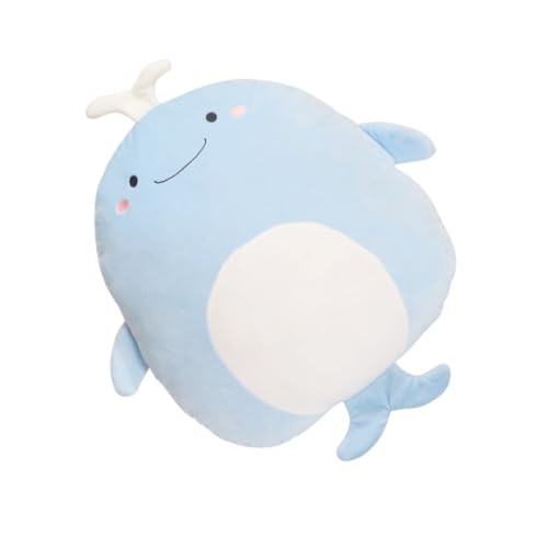 Gogogmee 1 Stück Cartoon Tier Wurfkissen Bezauberndes üsch Rückenkissen Im Wal Design Bequemes Kuschelkissen Für Kinder Ideal Zum Spielen Und Entspannen von Gogogmee