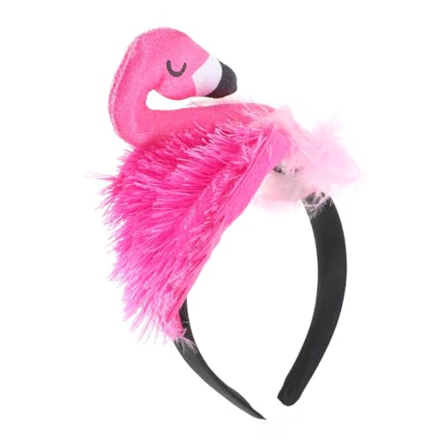 Gogogmee 1 Stück Flamingo Haarreif für Leichtes und Bequemes Party Stirnband als Fotorequisit für Feste Geburtstagsfeiern und Mottopartys Geeignet für Kleinkinder Mädchen und Teenager von Gogogmee