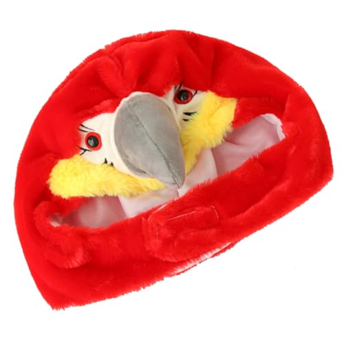 Gogogmee 1 Stück Papageien Kostüm Hut für Erwachsene und Lustiger Tierhut für Partys Halloween Karneval und Cosplay Atmungsaktiv und Bequem für Thematische Feiern von Gogogmee