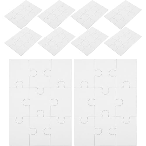 Gogogmee 10 Blatt Blanko Puzzles DIY Malpuzzles für Kreatives Basteln für Geburtstage und Feiertage Fördert Kreativität und Hand Augen Koordination Gogogmee 10 Blatt Blanko Puzzles DIY Malpuzzles für Kreatives Basteln für Geburtstage und Feiertage Fördert Kreativität und Hand Augen Koordination von Gogogmee